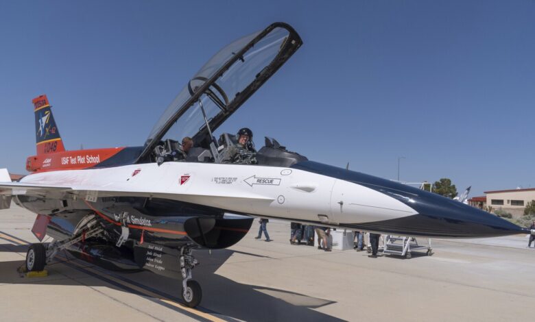 AI-powered fighter jet takes Air Force leader for a historic ride AI-powered fighter jet takes Air Force leader for a historic ride