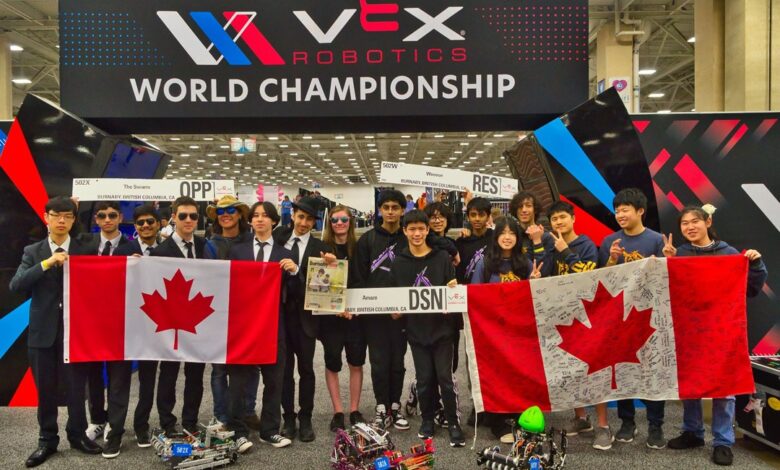 Burnaby robotics team wins first-ever award at VEX world championships Burnaby robotics team wins first-ever award at VEX world championships