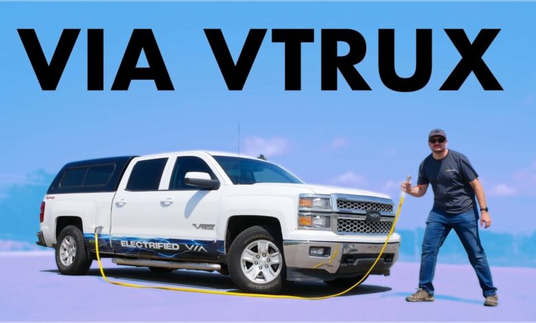 The Via Vtrux Is A Range-Extended EV Pickup Truck From 10 Years Ago The Via Vtrux Is A Range-Extended EV Pickup Truck From 10 Years Ago