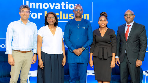 From left: Peach Payments co-founder and CEO Rahul Jain, Visa’s Aida Diarra, National Bank of Rwanda’s Christian Kajeneri, Visa’s Lesego Charlie and KCB Group CEO Paul Russo.