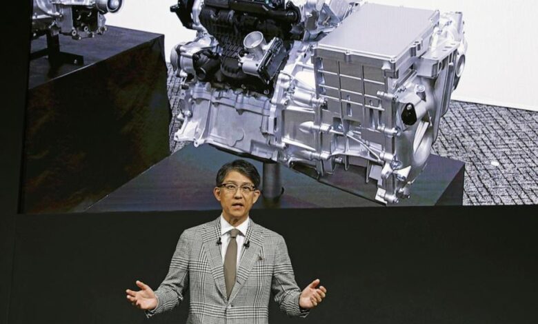 Toyota shows ‘an engine reborn’ with green fuel despite global push for battery electric cars Toyota shows ‘an engine reborn’ with green fuel despite global push for battery electric cars