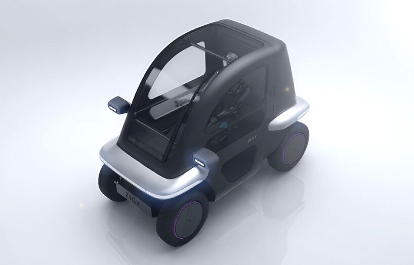 single-seater electric urban vehicle zigy