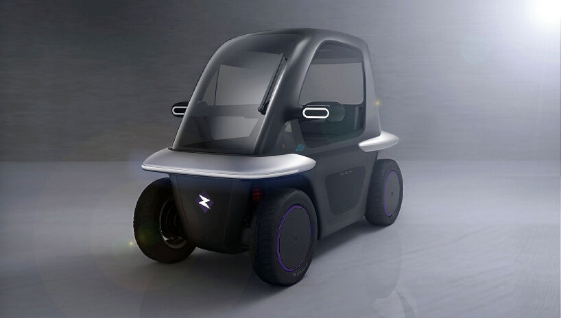 single-seater electric urban vehicle zigy