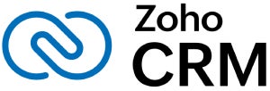 Zoho CRM logo.