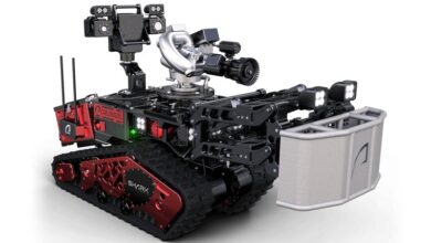 Shark Robotics showcases its Colossus fire-fighting UGV at Eurosatory 2024