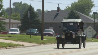 ‘Sea to sea in a Model T’: 100-year-old Ford automobile stops in DeWitt on cross-country trip