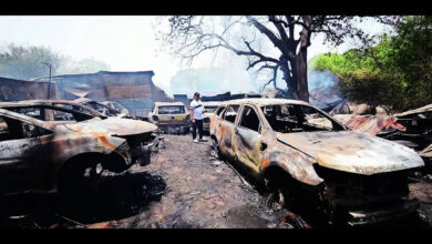 Luxury Cars: Luxury Cars Burnt in Automobiles Garage Fire in Lucknow | Lucknow News