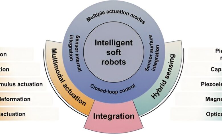 Integrating actuation and sensing for smarter soft robots Integrating actuation and sensing for smarter soft robots