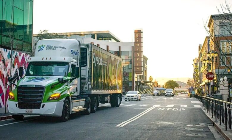 Sysco takes delivery of 10 Freightliner electric trucks Sysco takes delivery of 10 Freightliner electric trucks