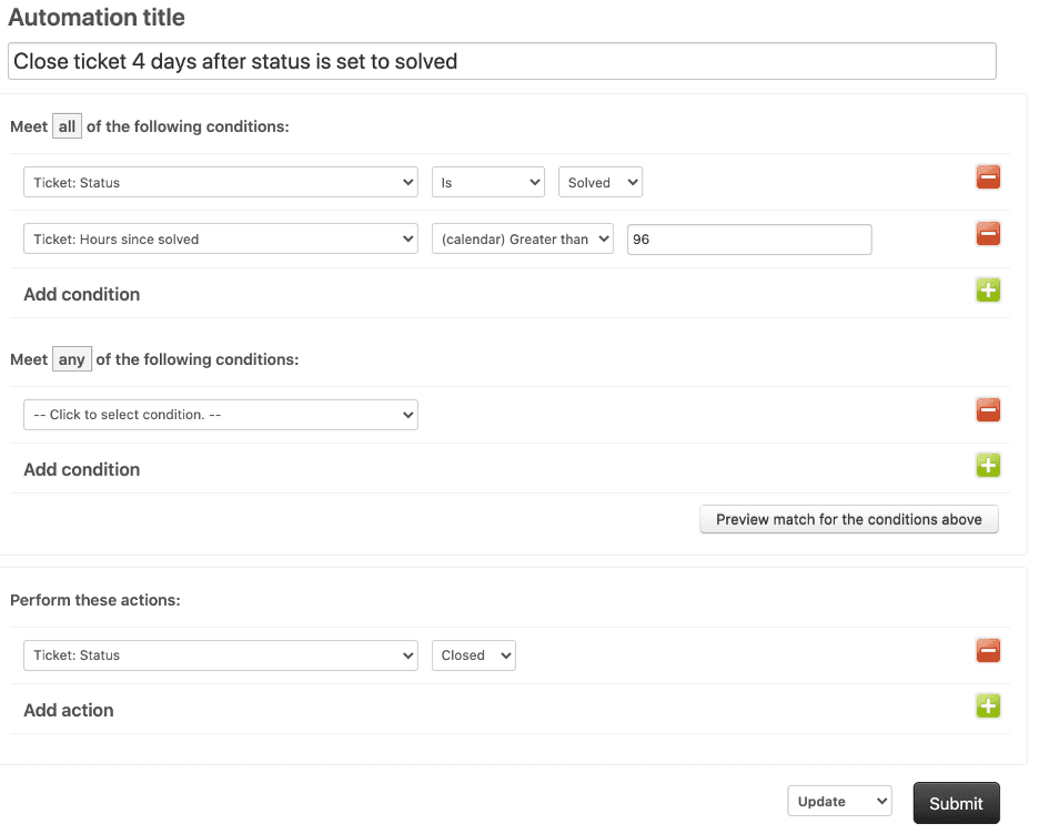 Zendesk workflow automation