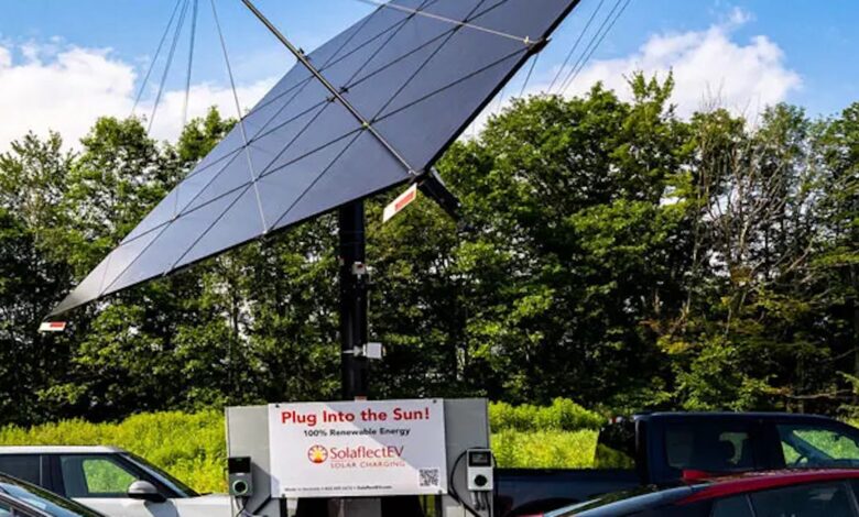 Engineers deploy off-grid solar tracking technology to power EV charging station — here’s how it could transform the electric auto industry Engineers deploy off-grid solar tracking technology to power EV charging station — here’s how it could transform the electric auto industry