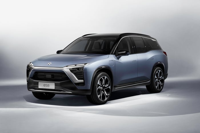 Nio's ES8 SUV.