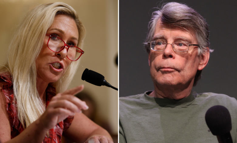 Stephen King Hits Out at Marjorie Taylor Greene Stephen King Hits Out at Marjorie Taylor Greene