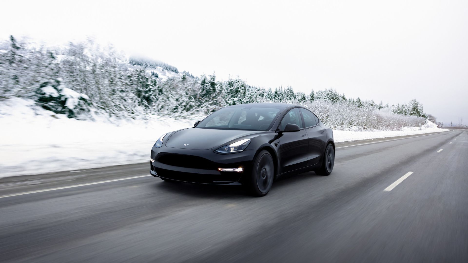 Black Color Tesla Model 3