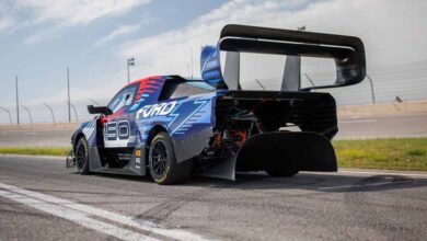 Ford pulls sheet off F-150 ‘SuperTruck’ it will race up Pikes Peak