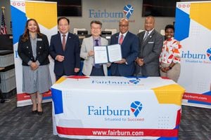 Fairburn welcomes South Korean robotics company, signs diplomatic letter for start of collaboration