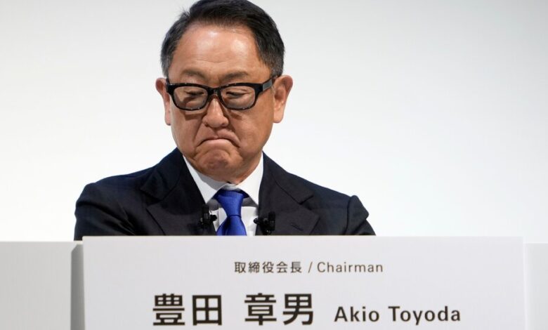 Toyota Chairman’s Investor Support Tumbles Toyota Chairman’s Investor Support Tumbles