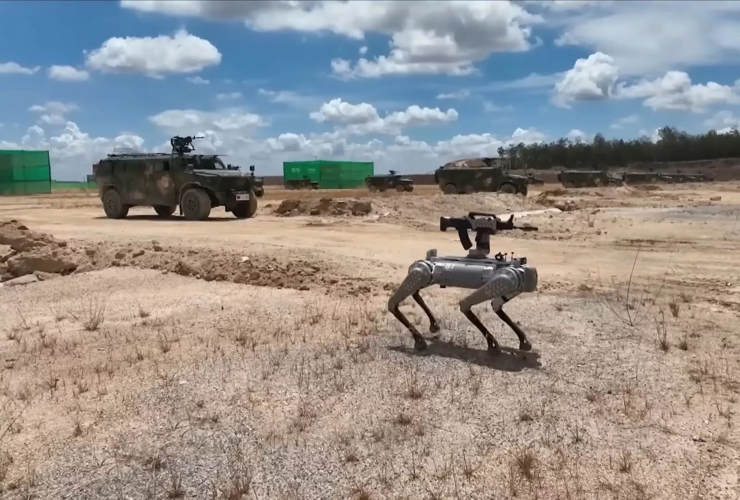 Here we go again: China’s newest soldier is a robotic dog with a rifle strapped to its back