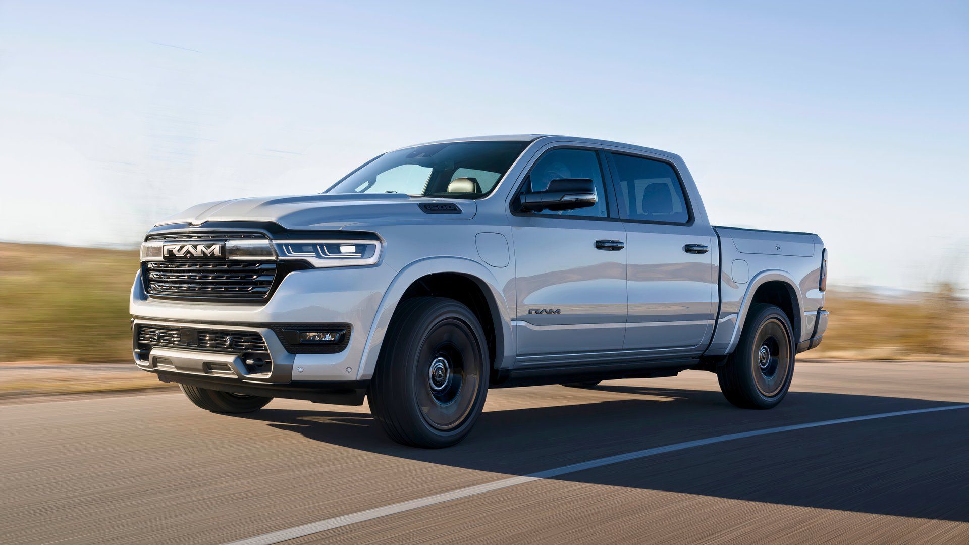 2025 RAM Ramcharger front three-quarters