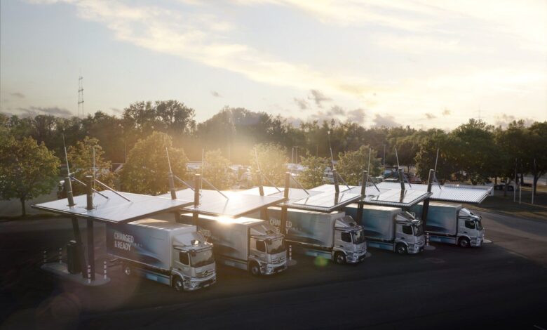 Daimler and Scania roll out charging depots as part of electric truck offering Daimler and Scania roll out charging depots as part of electric truck offering