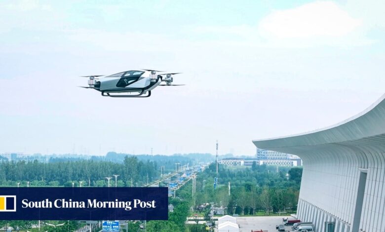 EV maker Xpeng’s flying car takes first flight in Beijing in step towards commercialisation EV maker Xpeng’s flying car takes first flight in Beijing in step towards commercialisation