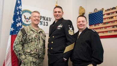 Navy Pins First Robotics Warfare Specialist