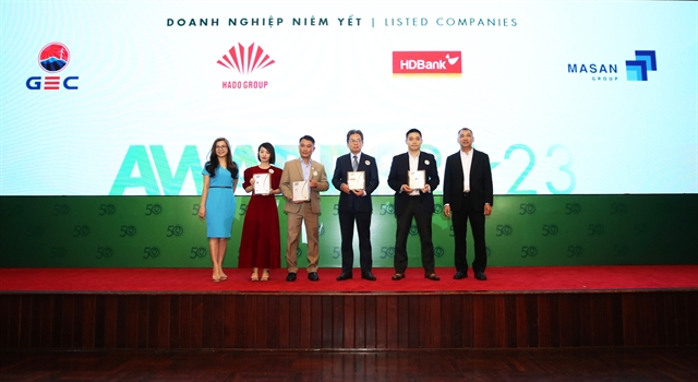 Masan Group wins 2023 Top 50 Corporate Sustainable Award for exceptional ESG performance Masan Group wins 2023 Top 50 Corporate Sustainable Award for exceptional ESG performance