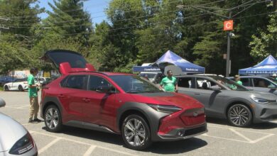 Electric vehicle drive test held at Charlottesville High School