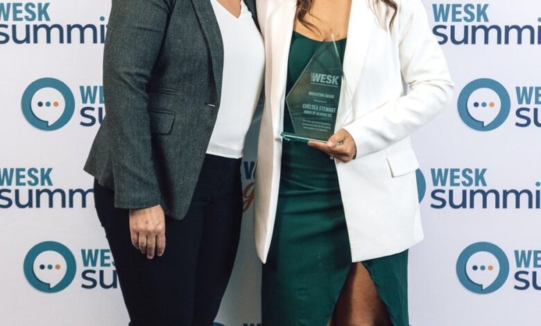 Chelsea Stewart wins award from Women Entrepreneurs of Saskatchewan Chelsea Stewart wins award from Women Entrepreneurs of Saskatchewan