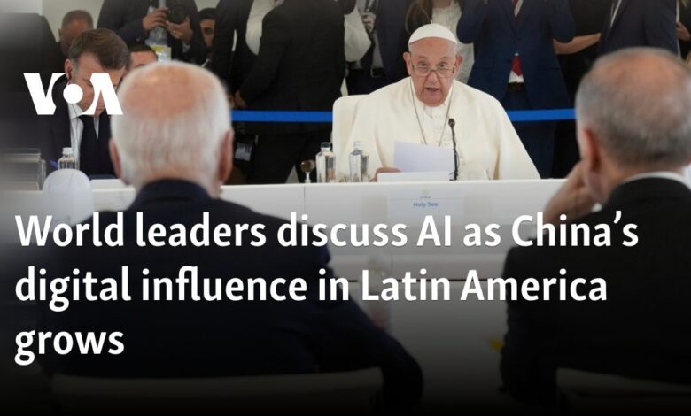 World leaders discuss AI as China’s digital influence in Latin America grows World leaders discuss AI as China’s digital influence in Latin America grows