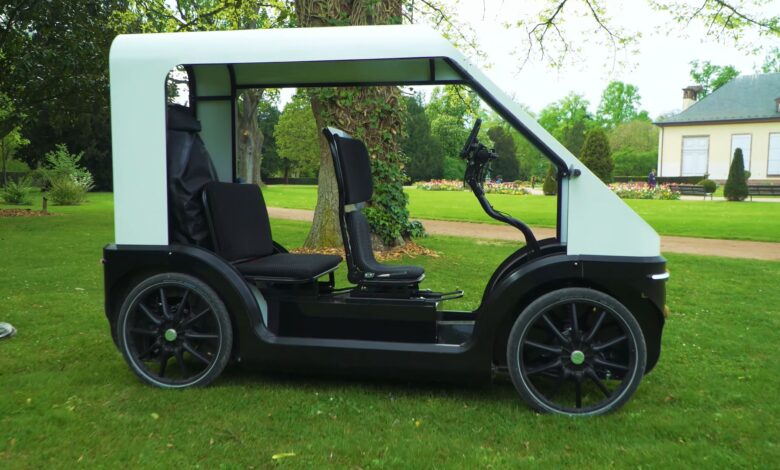 Startup debuts Karbike, an e-bike with features of micro-car Startup debuts Karbike, an e-bike with features of micro-car