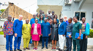 The Telco and EMIs Chamber members with Dr Mahamudu Bawumia