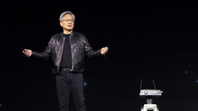 Nvidia CEO Jensen Huang Pushes Robot Revolution in Taiwan Tech Speech