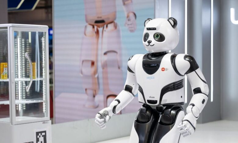 China’s Tesla Rivals Use Humanoid Robots to Help Build Their Cars China’s Tesla Rivals Use Humanoid Robots to Help Build Their Cars