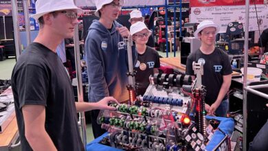 An Aurora-based robotics team of just 4 was the first Nebraska team to compete at world championship