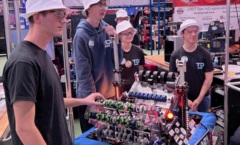 An Aurora-based robotics team of just 4 was the first Nebraska team to compete at world championship An Aurora-based robotics team of just 4 was the first Nebraska team to compete at world championship
