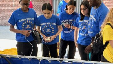 Memorial Middle School robotics teams excel at competition