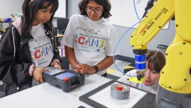 Girls learn robotics basics at PNW summer camp