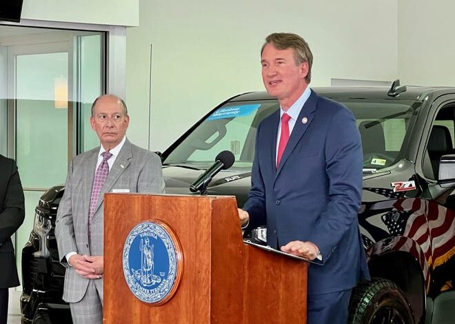 Va. governor reverses state course on electric-car sales mandate Va. governor reverses state course on electric-car sales mandate
