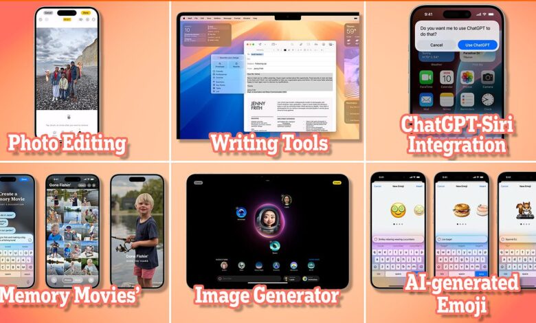 How Apple’s new products will ALL have creepy inbuilt AI that can remove people from photos, track your family on flights, and reply to emails for you