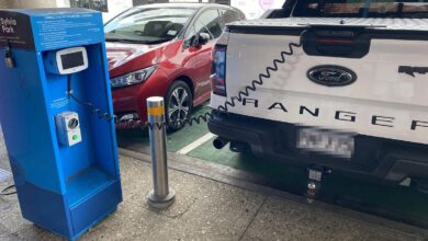 Why this photo of a Ford Ranger has sparked outrage among electric vehicle drivers