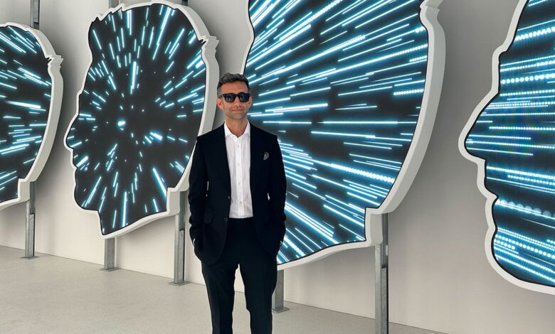 Alex Israel uses artificial intelligence to re-engage with memory Alex Israel uses artificial intelligence to re-engage with memory
