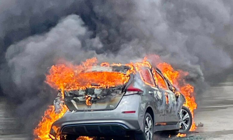 How do electric vehicles catch fire? Why do they require so much water to be put out? How do electric vehicles catch fire? Why do they require so much water to be put out?
