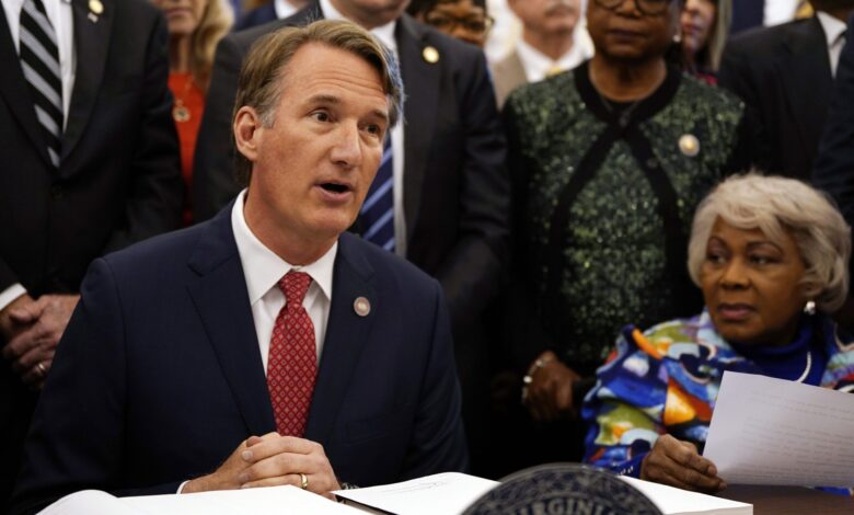 Youngkin says Virginia will exit California electric vehicle mandate Youngkin says Virginia will exit California electric vehicle mandate