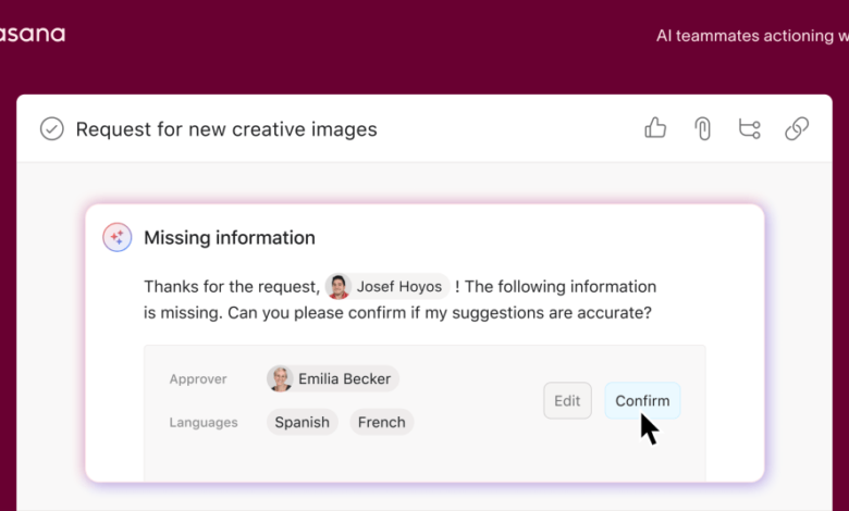 Asana to bring genAI ‘teammates’ to its work management app – Computerworld Asana to bring genAI ‘teammates’ to its work management app – Computerworld