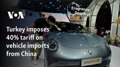 Turkey imposes 40% tariff on vehicle imports from China