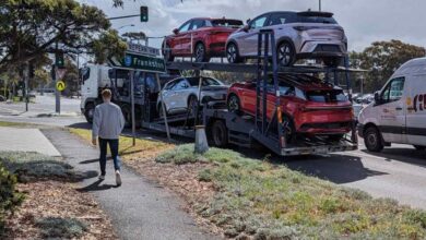 Australian electric vehicle sales by month and by model in 2024