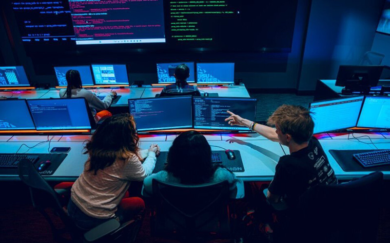 Students at Bridgewater State University Cyber Range receive real-world cybersecurity training