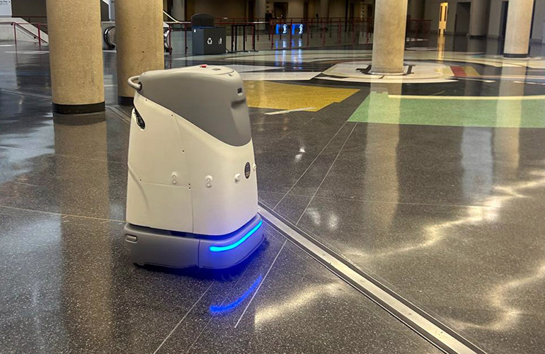 Aramark is deploying the CC3 autonomous floor scrubber at the Kay Bailey Hutchison Convention Center in Texas. 