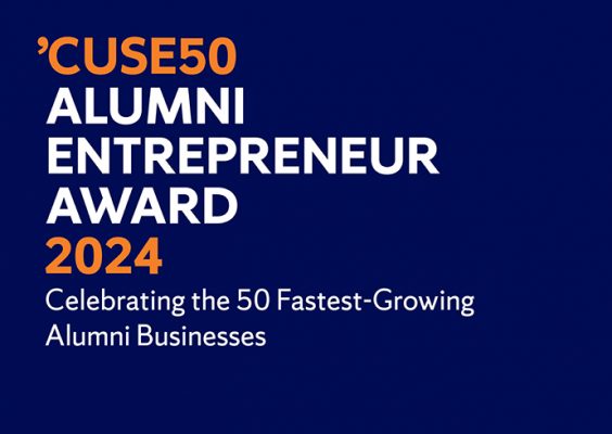 Alumni Entrepreneurs Encouraged to Apply for ’CUSE50 Awards — Syracuse University News Alumni Entrepreneurs Encouraged to Apply for ’CUSE50 Awards — Syracuse University News